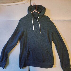 True Classic Men's Slim Fit Pullover Lightweight Hoodie Size L Gray